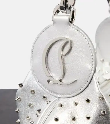 Christian Louboutin Le 54 spiked metallic leather shoulder bag | Thumbnail 4