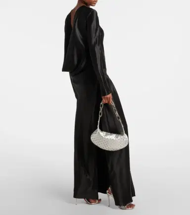 Christian Louboutin Le 54 spiked metallic leather shoulder bag | Thumbnail 5