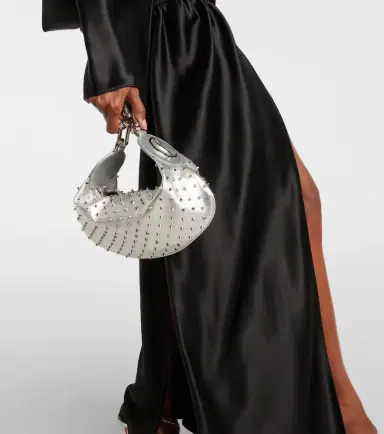 Christian Louboutin Le 54 spiked metallic leather shoulder bag | Thumbnail 6