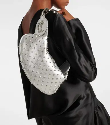 Christian Louboutin Le 54 spiked metallic leather shoulder bag | Thumbnail 7