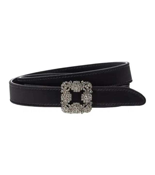 Hangisi embellished satin belt