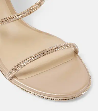 René Caovilla Cleo 80 embellished satin sandals | Thumbnail 2 René Caovilla Cleo 80 embellished satin sandals | Thumbnail 2