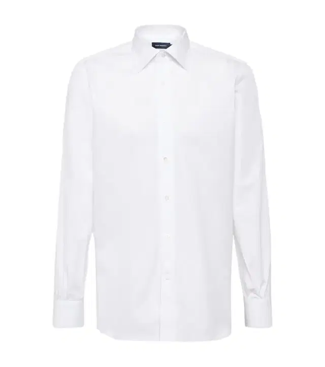 Thom Sweeney Lecce cotton poplin shirt