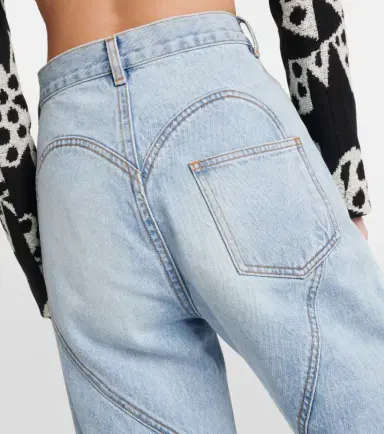Area Crystal-embellished straight jeans | Thumbnail 3