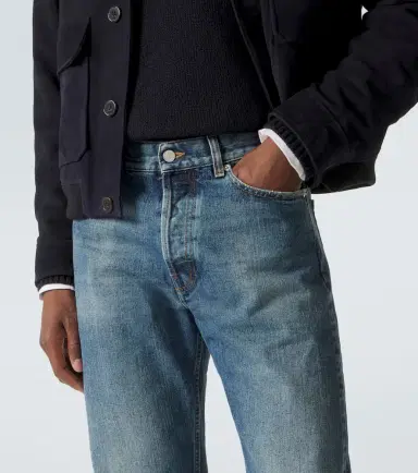 Thom Sweeney Mid-rise straight jeans | Thumbnail 2 Thom Sweeney Mid-rise straight jeans | Thumbnail 2