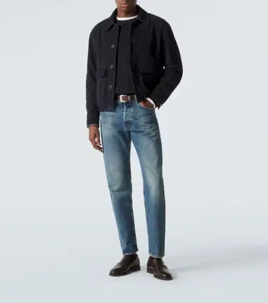 Thom Sweeney Mid-rise straight jeans | Thumbnail 4 Thom Sweeney Mid-rise straight jeans | Thumbnail 4