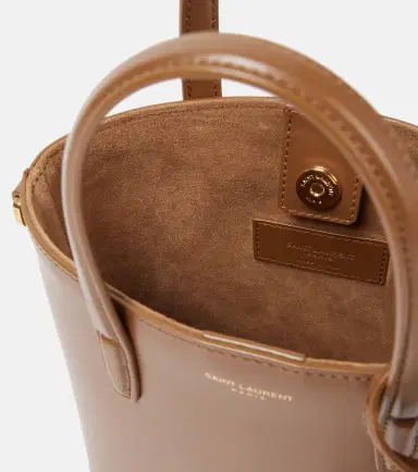 Saint Laurent Toy Shopping Mini leather tote bag | Thumbnail 3