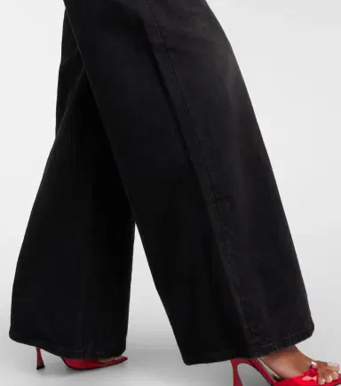 Area Crystal-embellished wide-leg jeans | Thumbnail 5