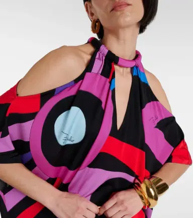 Pucci Marmo draped jersey kaftan | Thumbnail 2