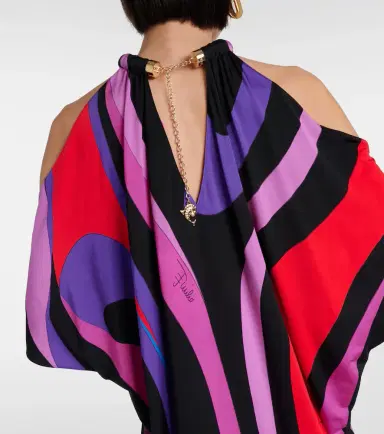 Pucci Marmo draped jersey kaftan | Thumbnail 3