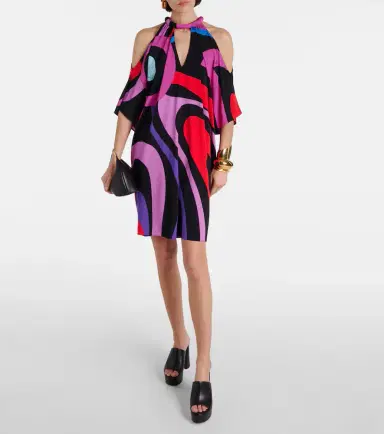 Pucci Marmo draped jersey kaftan | Thumbnail 4