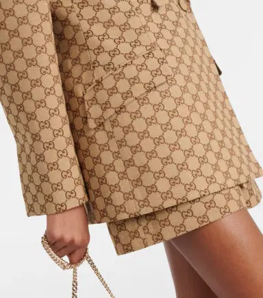 Gucci GG Canvas double-breasted blazer | Thumbnail 2 Gucci GG Canvas double-breasted blazer | Thumbnail 2