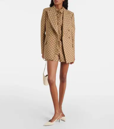 Gucci GG Canvas double-breasted blazer | Thumbnail 5 Gucci GG Canvas double-breasted blazer | Thumbnail 5
