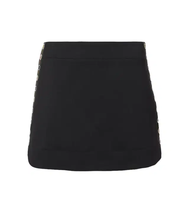 Silk miniskirt