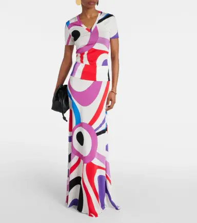 PUCCI Marmo jersey maxi skirt | Thumbnail 2