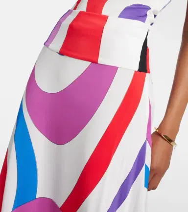 PUCCI Marmo jersey maxi skirt | Thumbnail 3