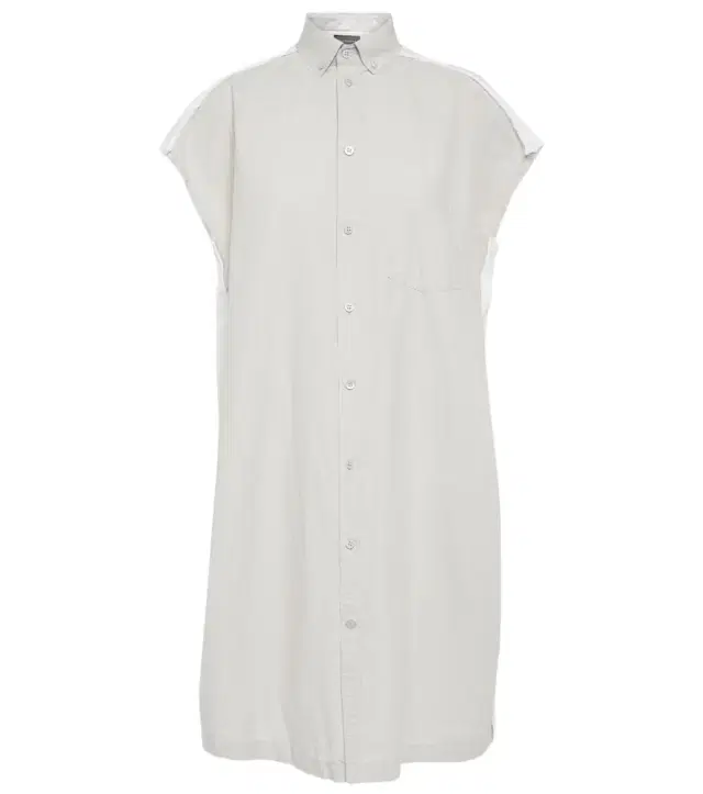 Oversized cotton shirt dress