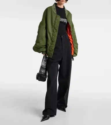 Balenciaga Off Shoulder technical bomber jacket | Thumbnail 6 Balenciaga Off Shoulder technical bomber jacket | Thumbnail 6