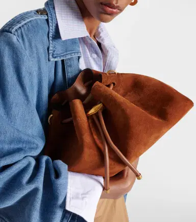 Jimmy Choo Cinch M suede bucket bag | Thumbnail 5