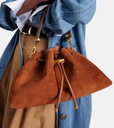 Jimmy Choo Cinch M suede bucket bag | Thumbnail 7