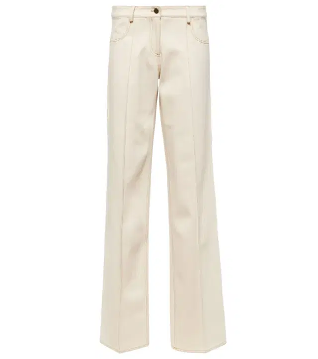 Aya Muse Tuxis low-rise cotton wide-leg pants