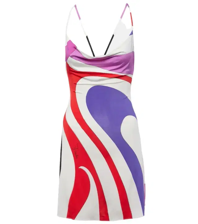 Marmo printed minidress