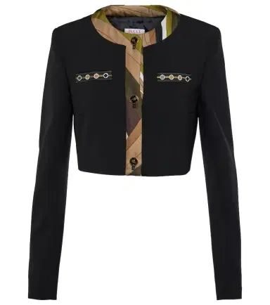 PUCCI Vivara cropped wool-blend jacket | Thumbnail 1 PUCCI Vivara cropped wool-blend jacket | Thumbnail 1