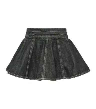 Alaïa Alaïa Peplum denim skirt belt | Thumbnail 1