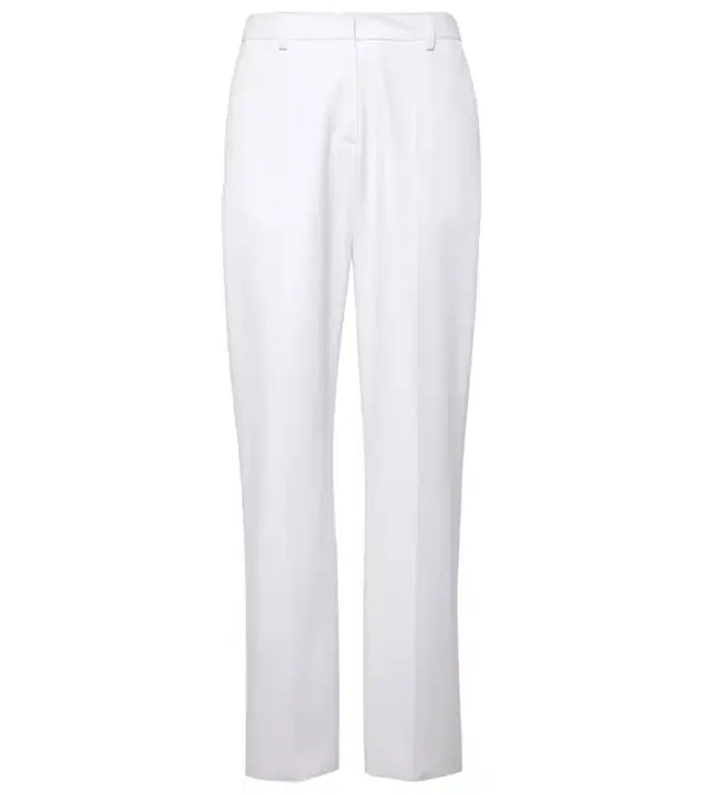Valentino Low-rise cotton slim pants