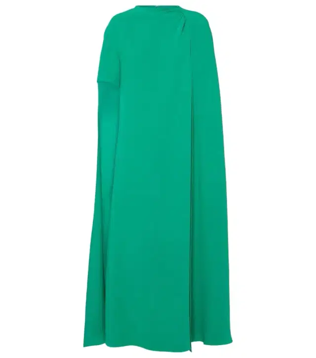 Valentino Cady Couture caped midi dress