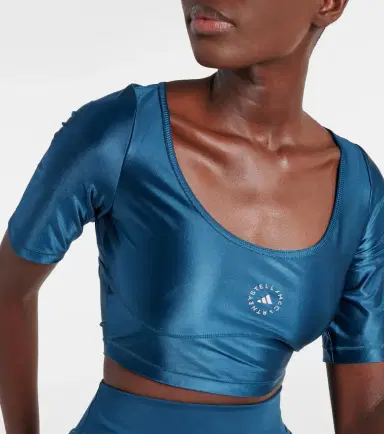 adidas by Stella McCartney Logo technical crop top | Thumbnail 2