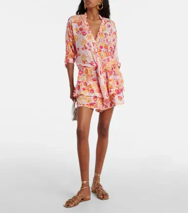 Poupette St Barth Azia floral shirt | Thumbnail 2