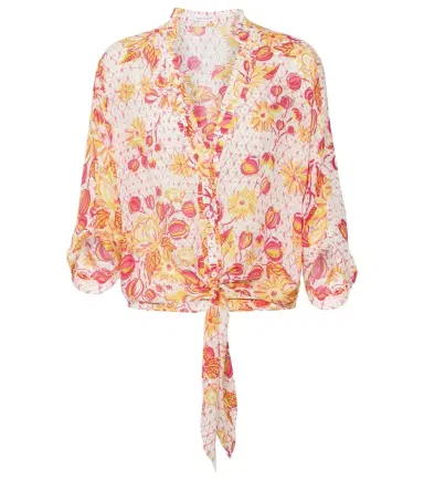 Poupette St Barth Azia floral shirt | Thumbnail 1