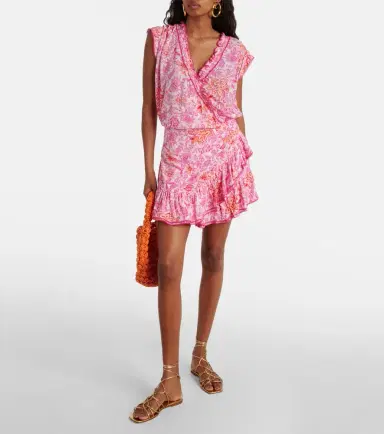 Poupette St Barth Printed minidress | Thumbnail 2