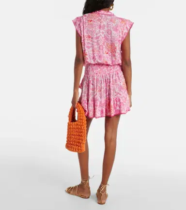 Poupette St Barth Printed minidress | Thumbnail 4