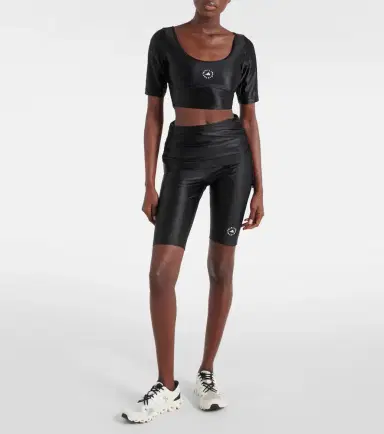 adidas by Stella McCartney Logo technical crop top | Thumbnail 2