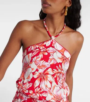 Poupette St Barth Isabelle floral jumpsuit | Thumbnail 4