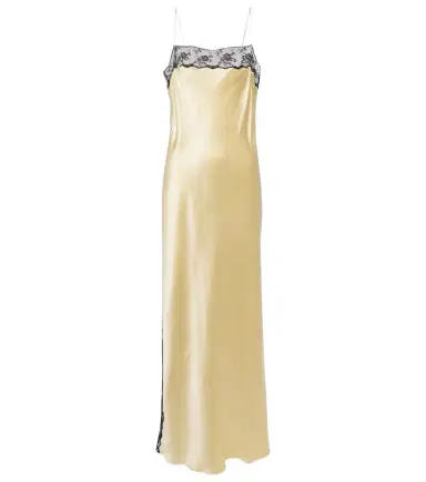 SIR Aries lace-trimmed silk slip dress | Thumbnail 1