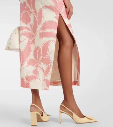 SIR. Belletto printed linen maxi skirt | Thumbnail 2
