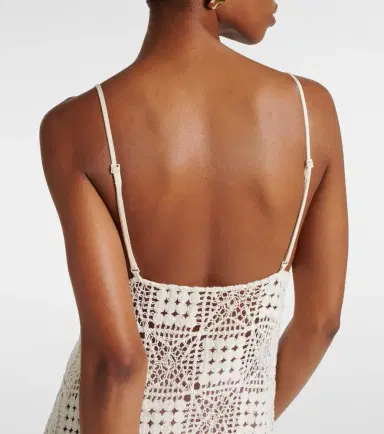 SIR Crochet cotton maxi dress | Thumbnail 5