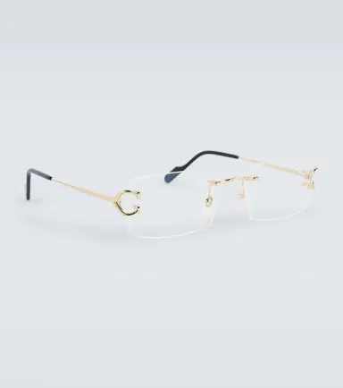Cartier Eyewear Collection Signature C De Cartier rectangular glasses | Thumbnail 3 Cartier Eyewear Collection Signature C De Cartier rectangular glasses | Thumbnail 3