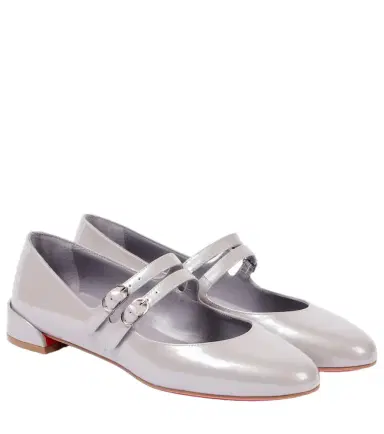 Christian Louboutin Sweet Jane patent leather Mary Jane flats | Thumbnail 1