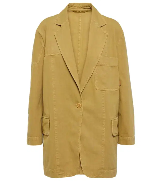 Max Mara Dizzy oversized cotton canvas blazer