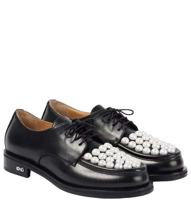 Mach & Mach Sirene embellished leather loafers