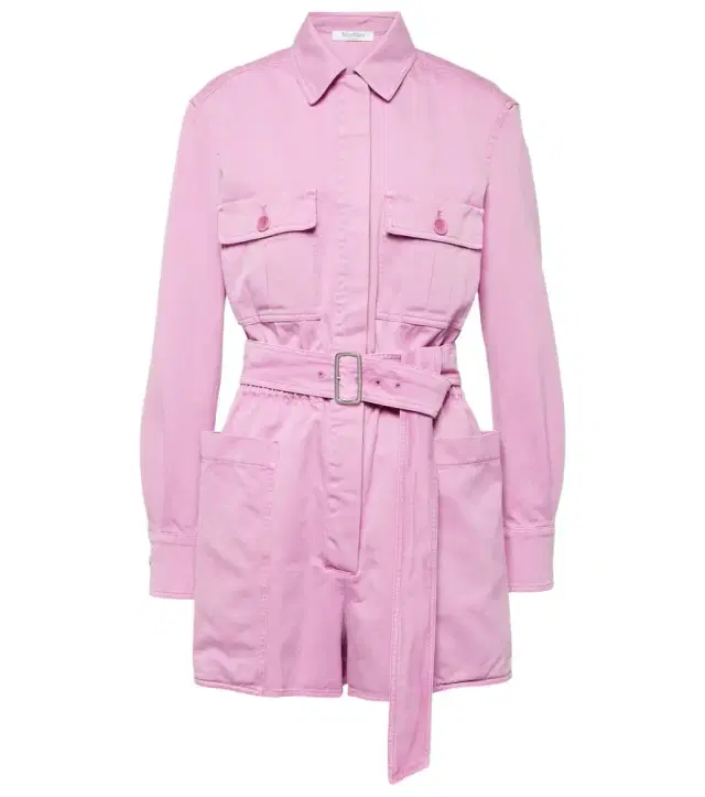 Max Mara Visiera cotton drill playsuit