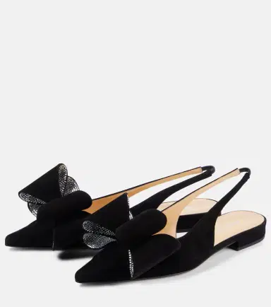Mach & Mach Le Cadeau suede ballet flats | Thumbnail 5 Mach & Mach Le Cadeau suede ballet flats | Thumbnail 5