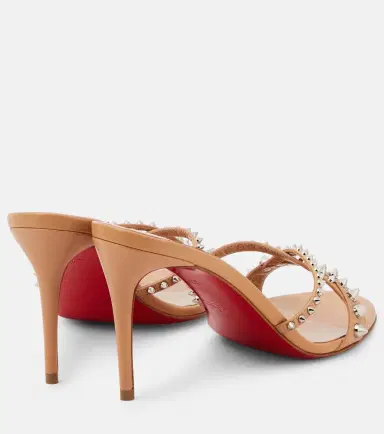Christian Louboutin Tatoosh 85 spiked leather mules | Thumbnail 3 Christian Louboutin Tatoosh 85 spiked leather mules | Thumbnail 3