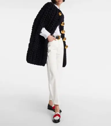 Christian Louboutin Penny suede-trimmed patent leather penny loafers | Thumbnail 6