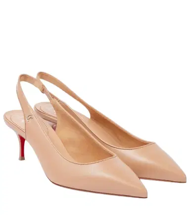 Christian Louboutin Sporty Kate Sling 55 leather slingback pumps | Thumbnail 1 Christian Louboutin Sporty Kate Sling 55 leather slingback pumps | Thumbnail 1