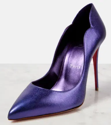 Christian Louboutin Hot Chick 100 metallic leather pumps | Thumbnail 2 Christian Louboutin Hot Chick 100 metallic leather pumps | Thumbnail 2